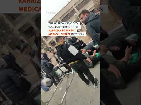 Scores Of Bodies Outside Morgue In Tehran Amid Deadly Iran Protests