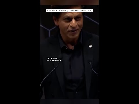 When #shahrukhkhan made Hollywood actress #cateblanchett smile. #shorts