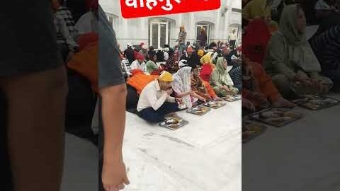 wah guru @SadhanPath @BhajanMarg #gurudwara #cute #viral #langer #reelschallenge #sikhism