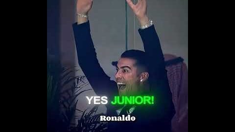 Ronaldo became emotional after celebrating Cristiano Junior’s goal. #viral #youtubeshorts #ytshorts