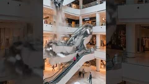 The Horrifying Moment That Mall Collapsed Caught On Camera