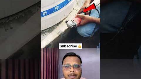 टंकी में छेद करने का देसी जुगाड़ 😱 #desijugaad #shorts #shortvideo