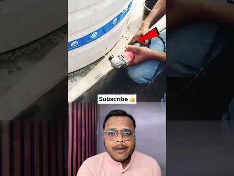 टंकी में छेद करने का देसी जुगाड़ 😱 #desijugaad #shorts #shortvideo