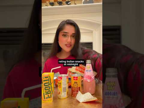 Trying Indian snacks at midnight #desi #punjabi #desisnack #indiansnacks