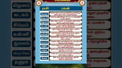 rasi palan today | 27:02:2026 |rasi palan tamil | ராசி பலன் இன்று |homam & pooja service | #shorts