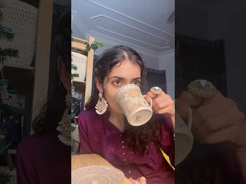 Gulab Jamun chai #desi #desiwedding #eid #eidmubarak