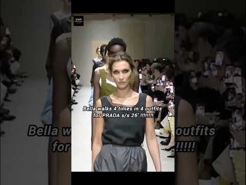 Exclusive😱🥶🔥#bellahadid for #prada#ss2026#ss26#viral#trending#shorts#fyp#fypシ#palestine#trending#usa