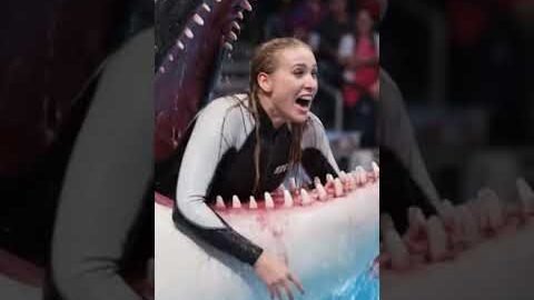 jessica radcliffe accident original video | jessica dolphin show incident #jessica #dolphin #shorts