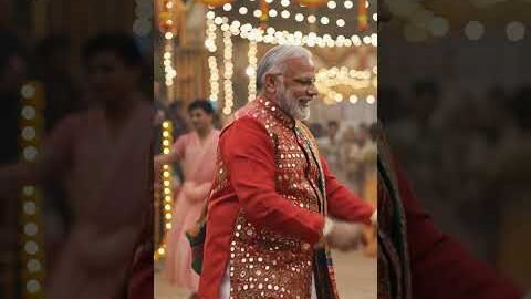 Narendra Modi Ji Kickstarts Navratri 2025 | Grand Dandiya & Garba Celebration