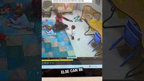 Daycare worker’s reaction to see the baby taking her first steps ♥️#shorts