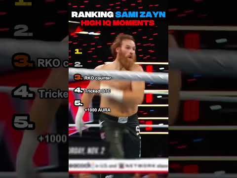 Ranking Sami Zayn High IQ Moments