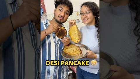 Desi Pancake Bana Diya 😂 #shorts #vlog #minivlog #foodvlog #familyvlog