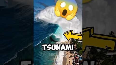 World Most BIGGEST Tsunami Ever!🌊😱