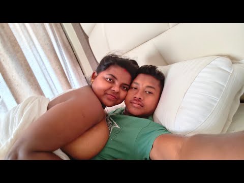 Couples Masti VLOG. पूजा जी ने पहनी है नाइट ड्रेस। Fit nahi hua.#romantic ❤️