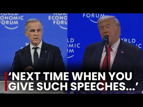 Donald Trump Dares Canada’s Carney After Viral Speech At World Economic Forum 2026