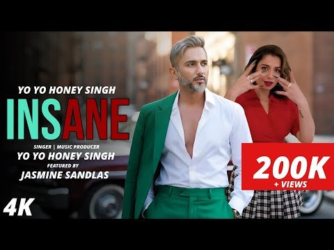 Insane | Yo Yo Honey Singh | Jasmine Sandlas | New Punjabi Song 2025 | New Punjabi Hit | Honey Singh