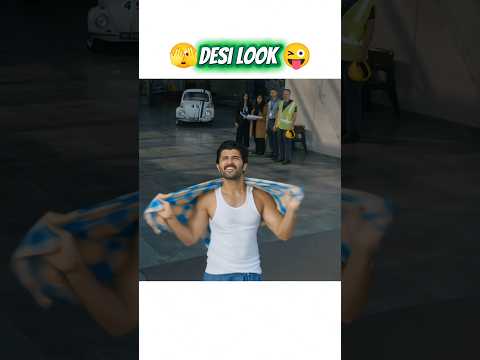 Indian america me desi look me morning kiya #shorts #trendingshorts #vijaydevarakonda @UP70FILM