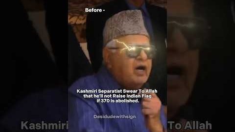 Kashmiri Separatists Then vs Now🇮🇳🚩 #kashmir #shorts