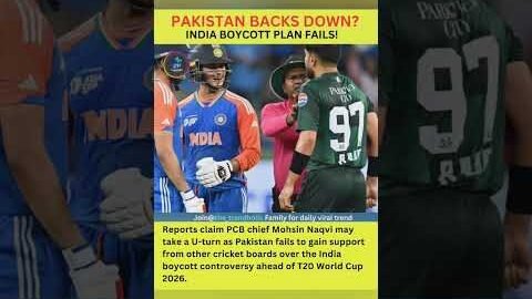 PAKISTAN BACKS OUT? – BIG T20 WORLD CUP TWIST! #viralnews #cricket