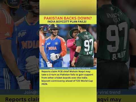PAKISTAN BACKS OUT? – BIG T20 WORLD CUP TWIST! #viralnews #cricket