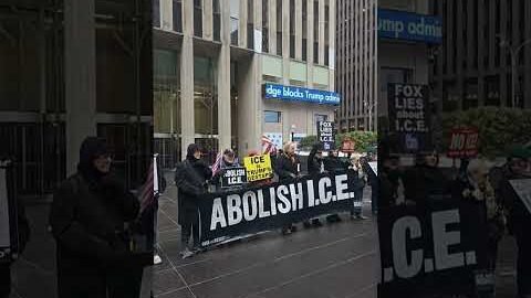 Fox 5 President Donald Trump ICE Protest New York City NYC Manhattan America USA