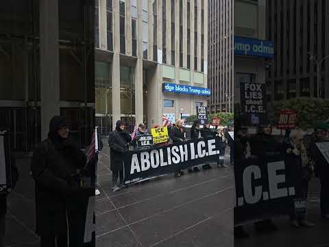 Fox 5 President Donald Trump ICE Protest New York City NYC Manhattan America USA