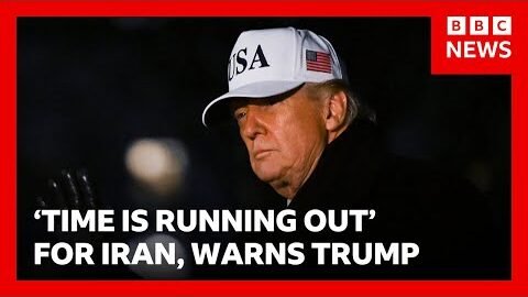 Donald Trump warns Iran ‘time is running out’ for nuclear deal | BBC News