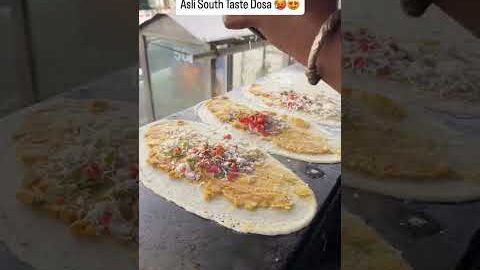 Dosa #desi #bongpizza #indianstreetfood #indianstreetfood #youtubeshorts #momowala #foodie #desifood