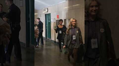 Luigi Gals Looking Classy As Always New York NYC State Court Mangione Karen Marc Agnifilo