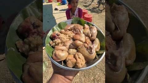 Jharkhand Tribal Market Desi Adivasi Style Tawa Fry Fish Egg Curry Making Recipe #fish #fishcurry