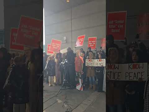 The 2 Beautiful Women Who Lost A Husband & A Son. To The Left Eric’s Mother & To The Right His Wife