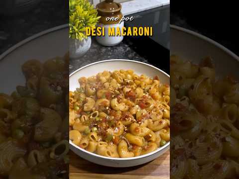 One Pot Desi Masala Macaroni | #easyrecipe #quickrecipe #macaroni #desi #onepotmeal #onepotpasta