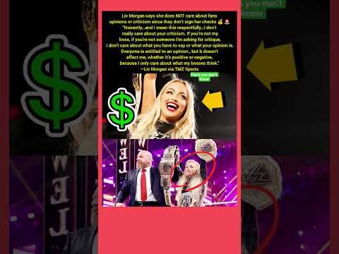 Liv Morgan SHOCKS Fans: “I Don’t Care About You!” 💰🔥 #livmorgan #tripleh #shorts #usa #uk #wwenews