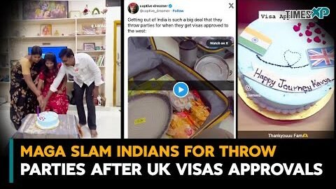 MAGA Slam Indians For Throw Parties After U.K. Visas Approvals| Indians In The U.S.