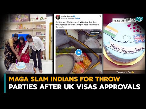 MAGA Slam Indians For Throw Parties After U.K. Visas Approvals| Indians In The U.S.