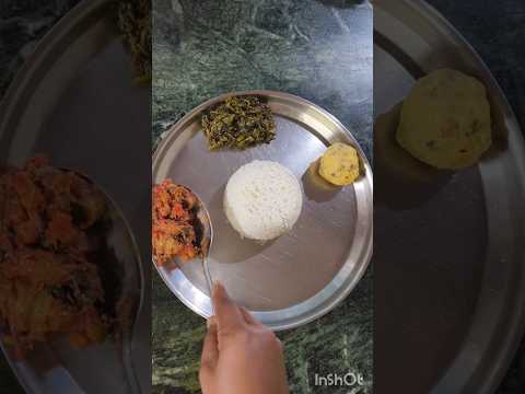 #shorts😋#desi non veg lunch thali for husband #youtubeshorts#lunchbox#bhajanthali#ytshorts#viral