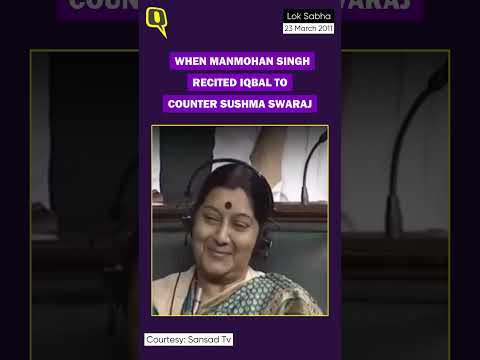 Flashback: Manmohan Singh’s Shayari Banter with Sushma Swaraj Goes Viral | The Quint