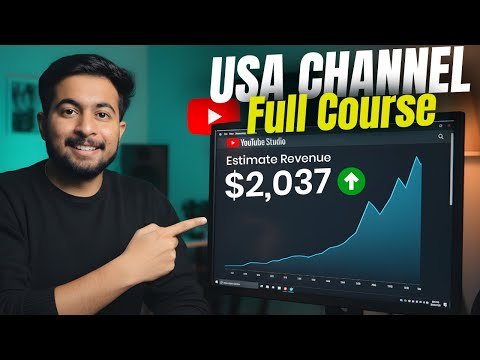 How to make USA Based Youtube Channel (Full Course)