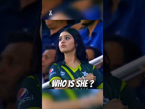 Who Is the Pakistani Girl Going Viral in India vs Pakistan Match?🤔 #shorts #cricket