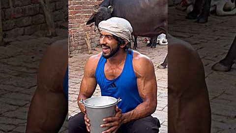 #desi #villagelife #bodybuilding #haryana #shortvideo #shorts 💪🏻❤️