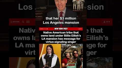 Billie Eilish Said “Stolen Land”… Tribe Fired Back #billieeilish #grammys #grammys2026 #shorts