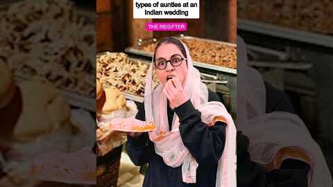 Aunties at weddings 😂 #indian #relatable #comedy #funny