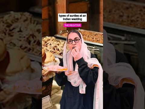 Aunties at weddings 😂 #indian #relatable #comedy #funny