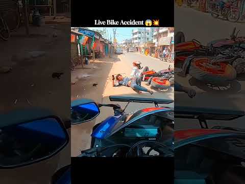 Live Bike Accident 💥 #shorts #rider #bikeride #crash #accident #viral #motovlog #bikelife