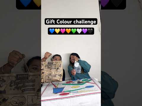 Colour Gift challenge 🥰 #colourchallenge #challenge #desi #shorts #viralshorts