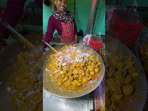 Jharkhand ki Special Tawa Chicken Desi Style ₹50 Wali😱#chicken #chickenrecipe #streetfood #shorts