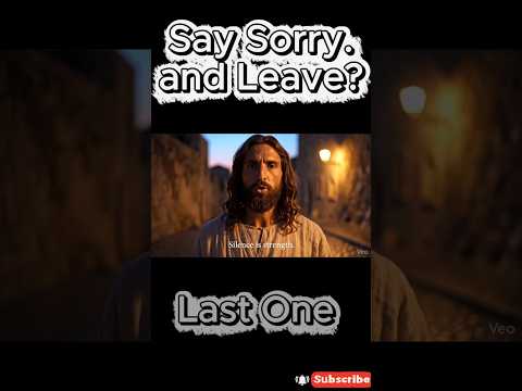 Say Sorry and Leave right a way #allah #jesuschrist #dailyquotes #usa #edit #reels #jesus #reels