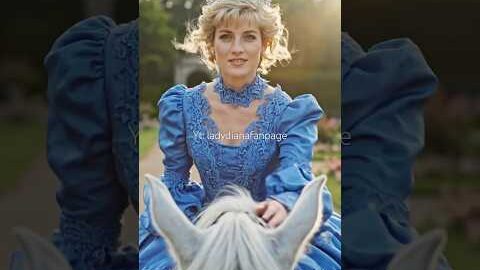 Princess Diana riding Horse #shorts#fyp#princessdiana#ai#viral#explore#trending #viralvideos #yt#uk