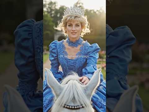 Princess Diana riding Horse #shorts#fyp#princessdiana#ai#viral#explore#trending #viralvideos #yt#uk