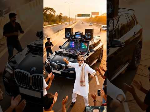 Desi Chacha BMW SUV के साथ हाईवे किनारे DJ बजाता है, #youtubeshorts #desi #jugaad #ai #aigenerated